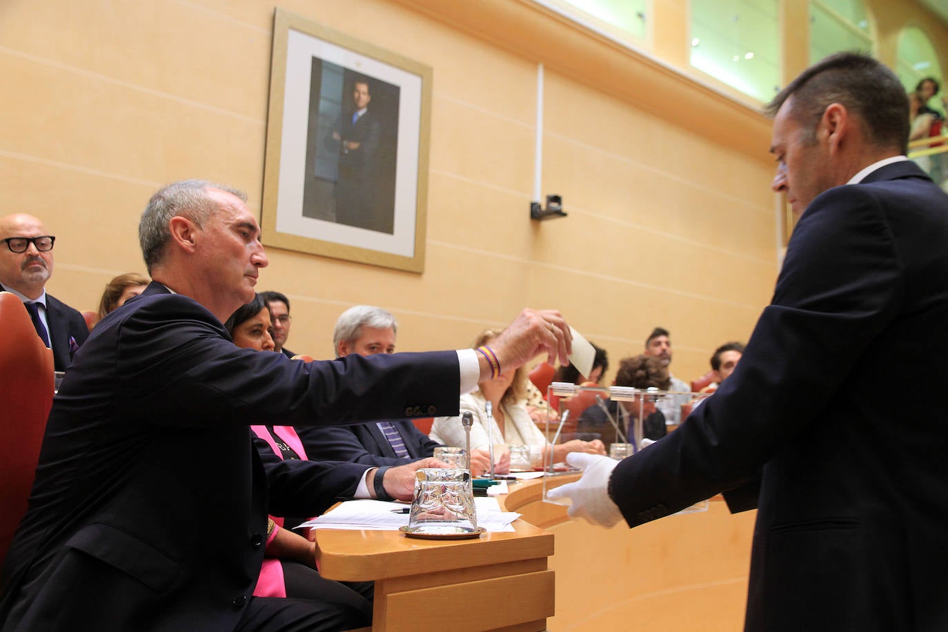 Toma de posesión de José Mazarías como alcalde de Segovia (1)