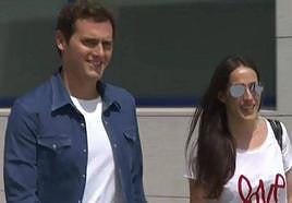 Albert Rivera con Malú, en una imagen de archivo.