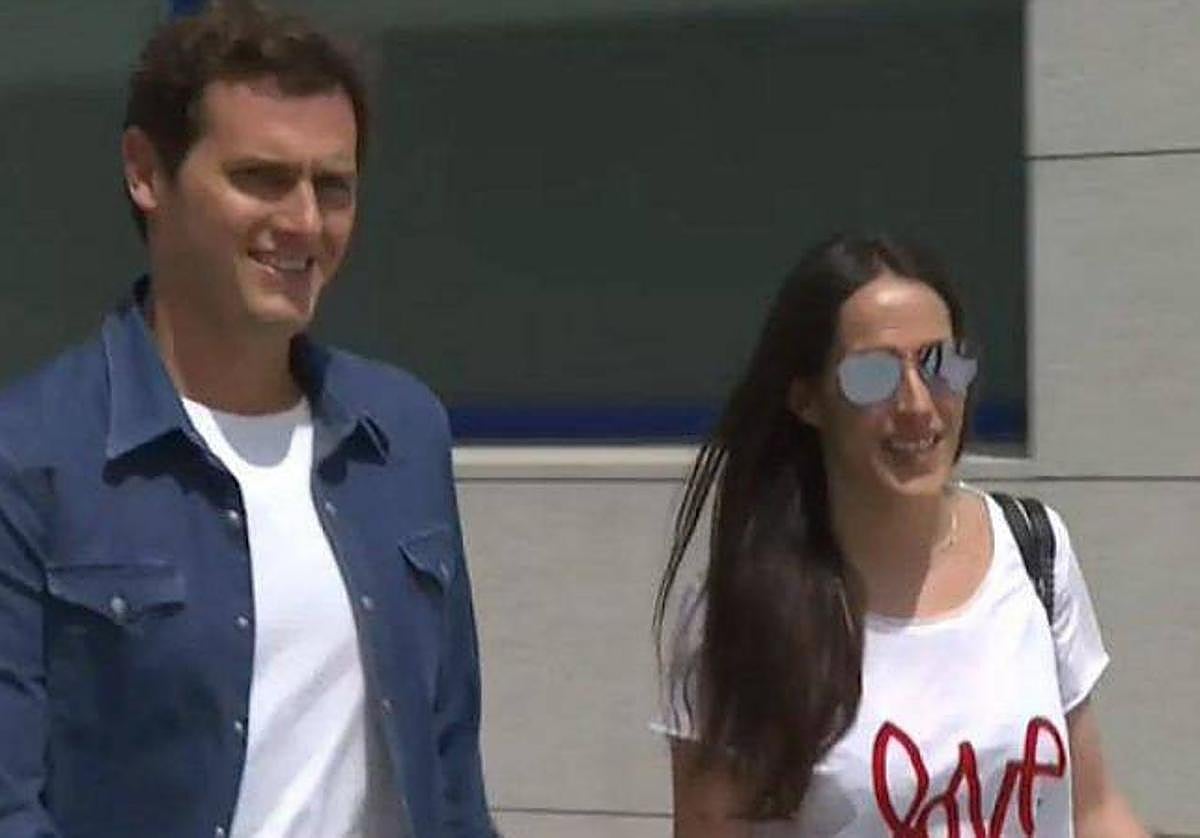 Albert Rivera con Malú, en una imagen de archivo.
