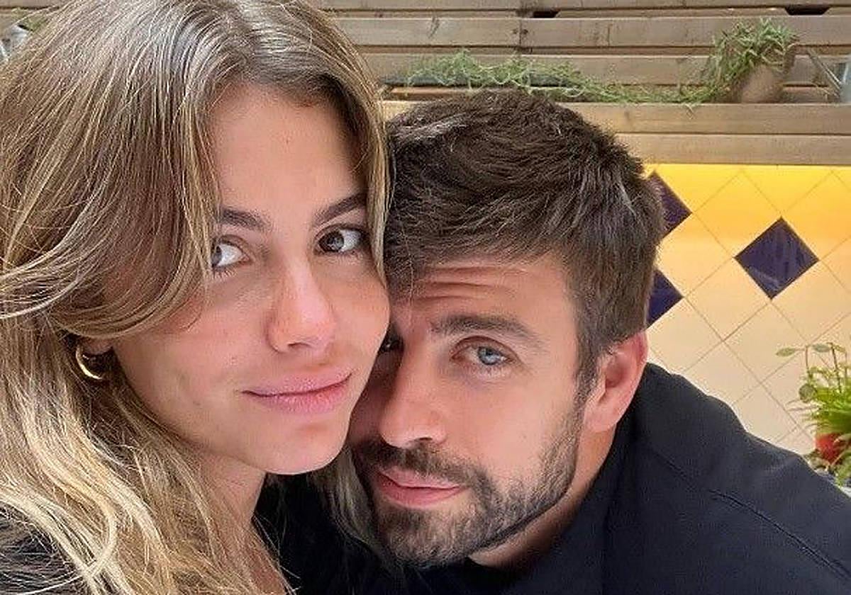 Gerard Piqué con Clara Chía.