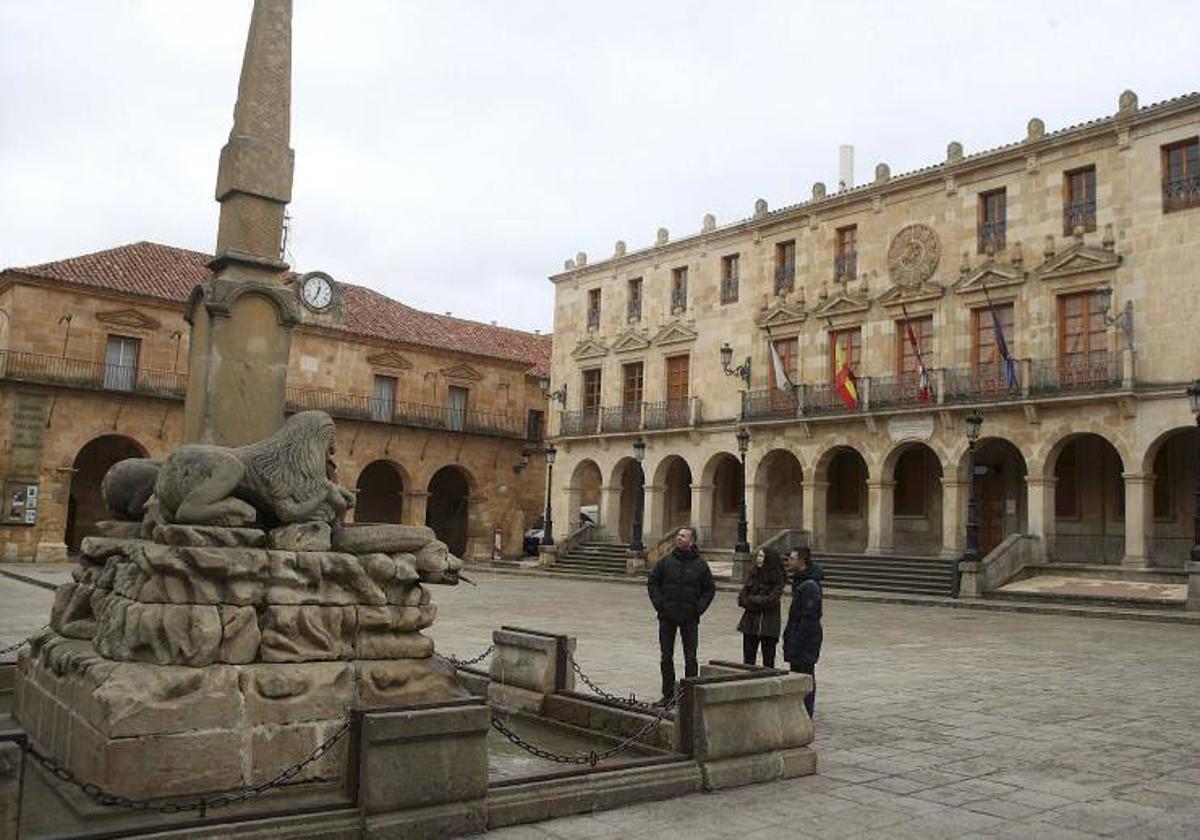 Imagen de archivo de la Plaza Mayor de Soria.