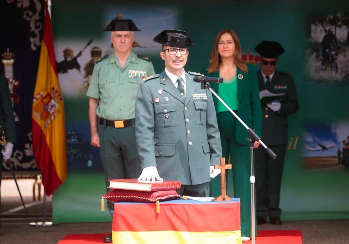 El nuevo jefe de la Comandancia de la Guardia Civil de Valladolid, Andrés Manuel Velarde Tazón.