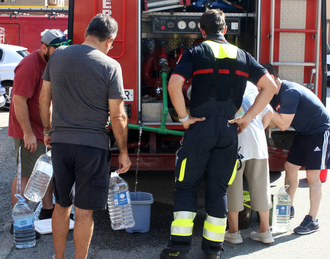 Avería en la red de agua de La Albuera