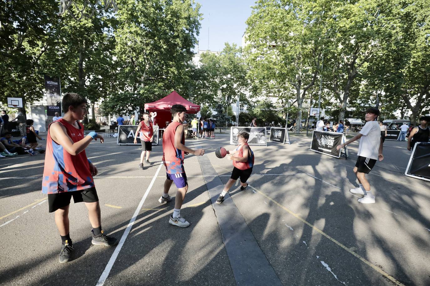 Jornada de 3x3 Street Basket en la Acera de Recoletos