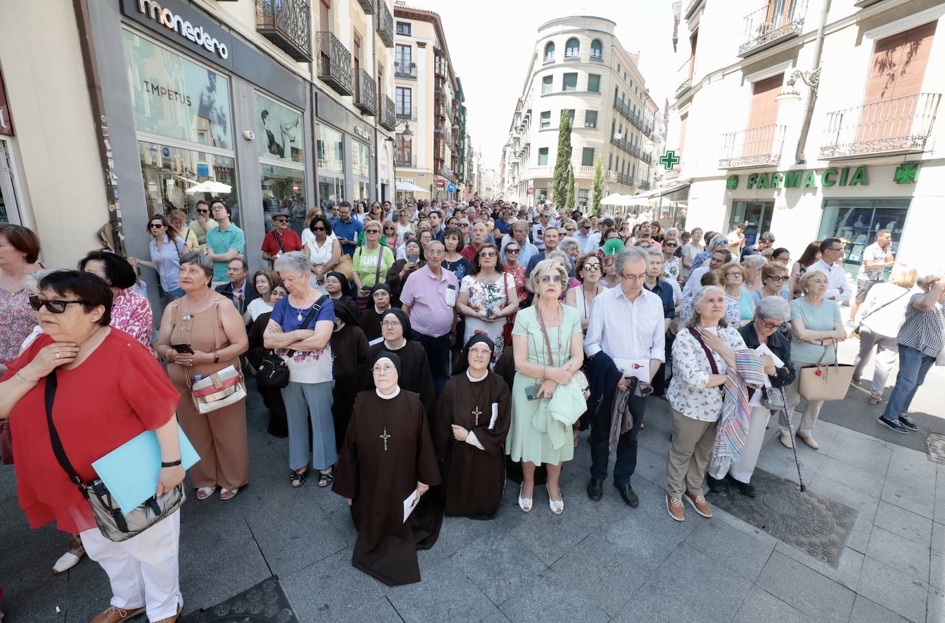 Bendición de la ciudad de Valladolid desde la torre de la Catedral