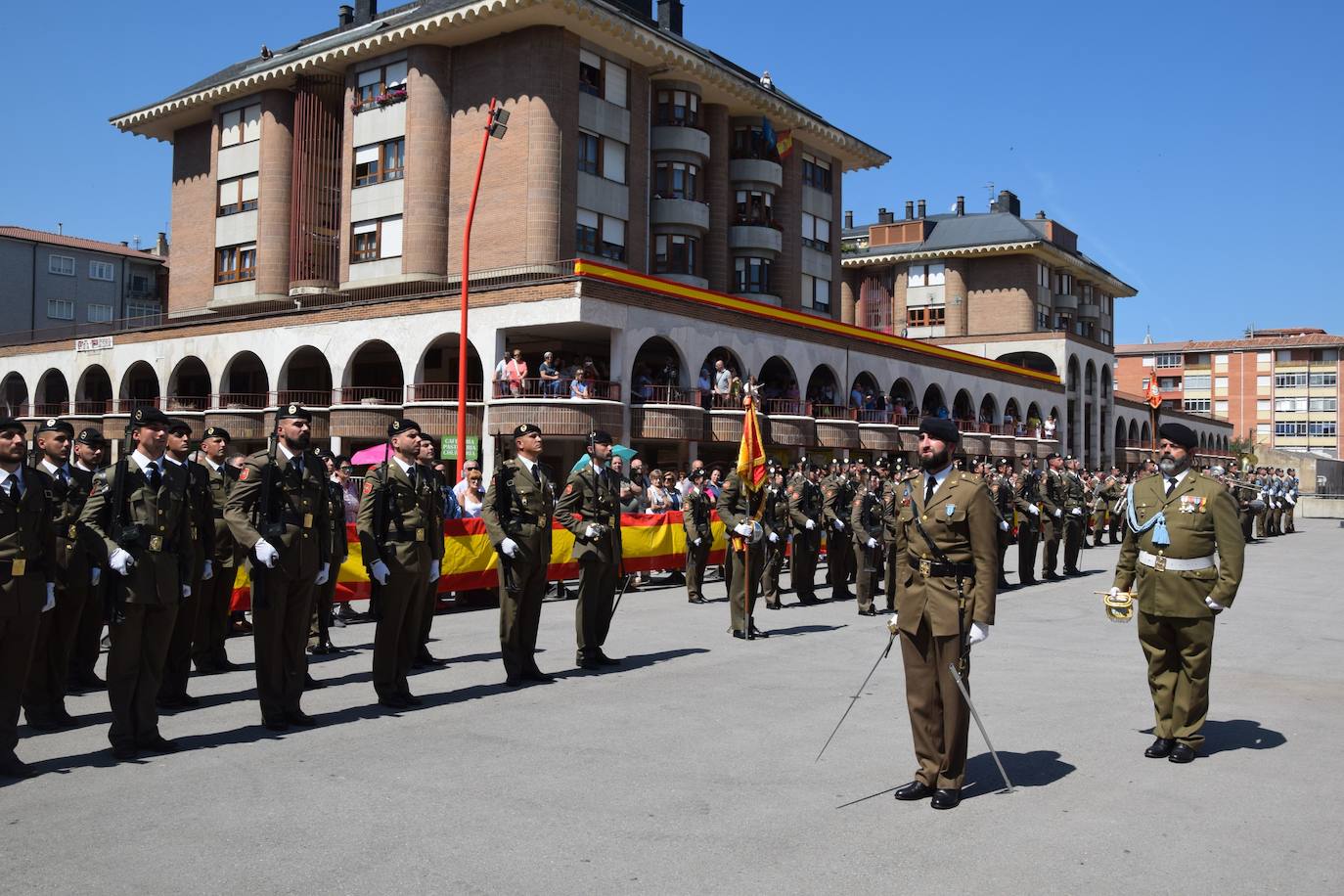 Jura de bandera en Guardo