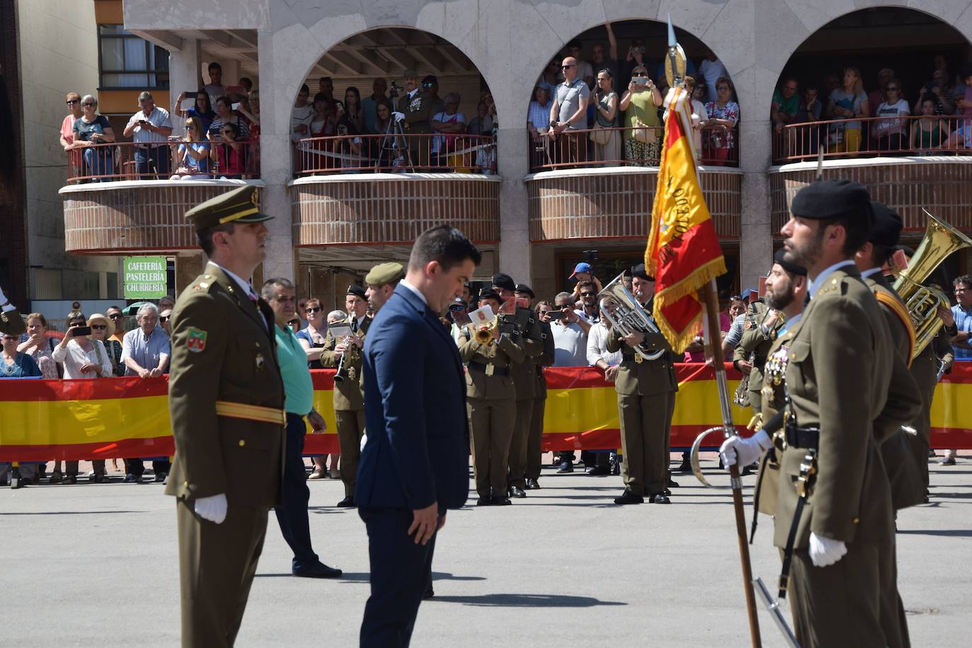 Jura de bandera en Guardo