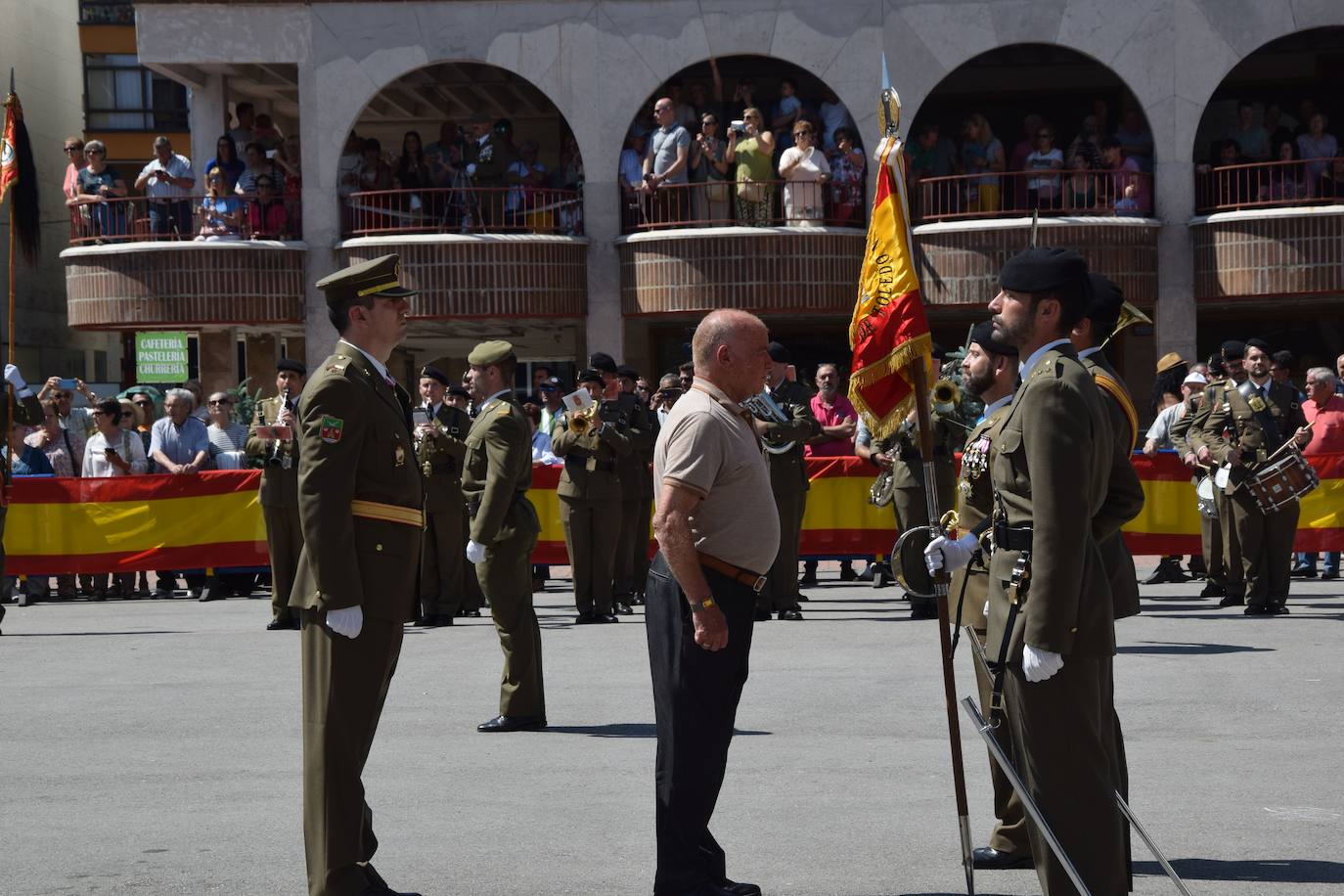 Jura de bandera en Guardo