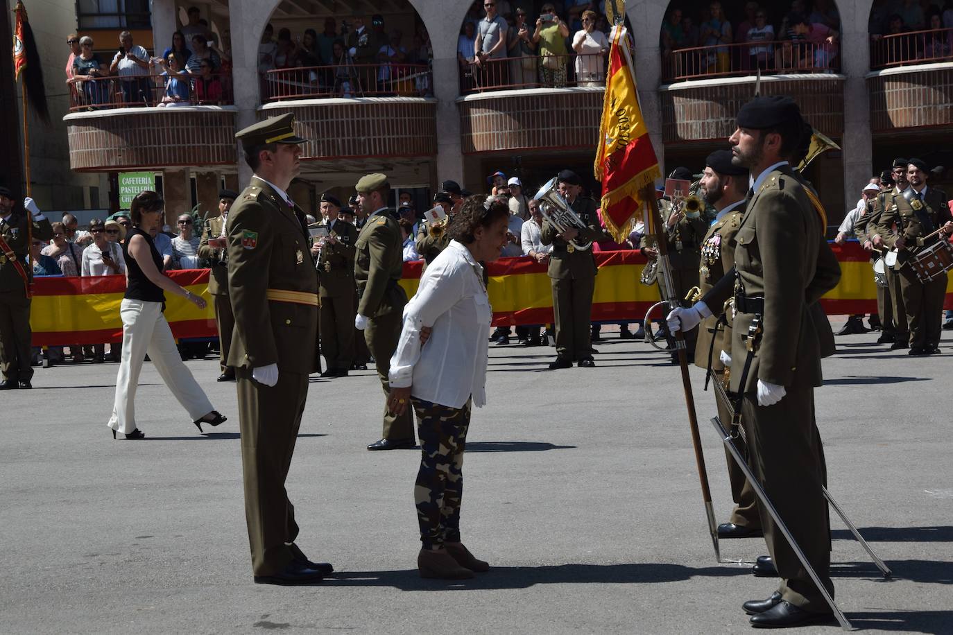 Jura de bandera en Guardo