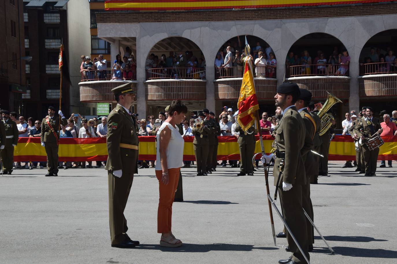 Jura de bandera en Guardo