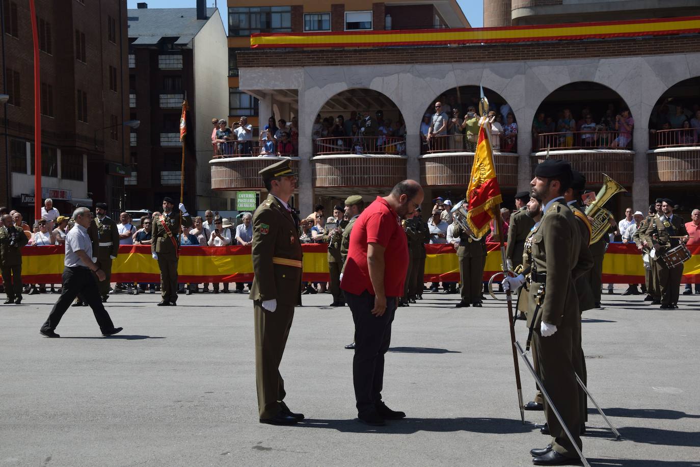 Jura de bandera en Guardo