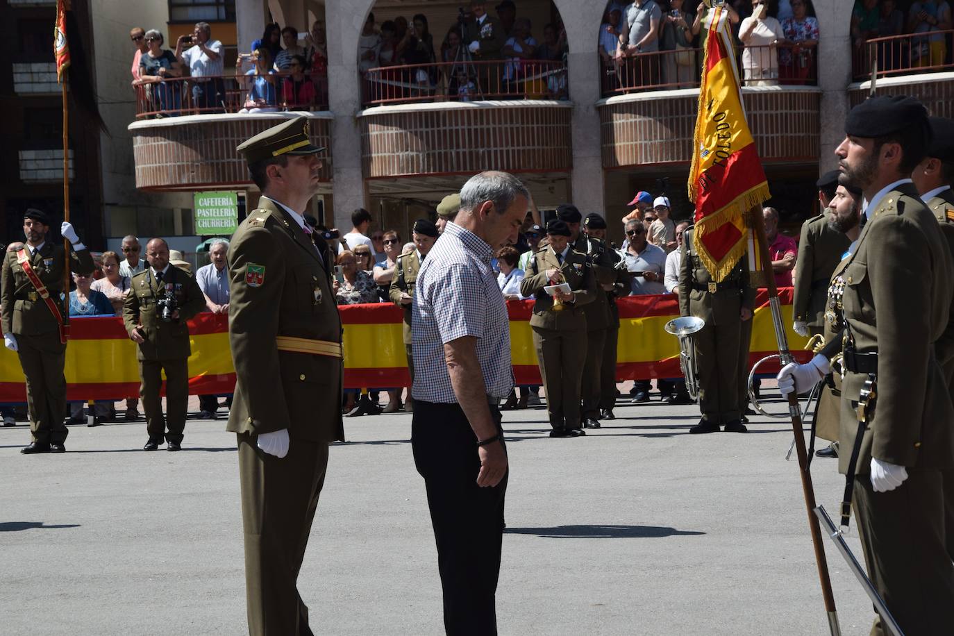 Jura de bandera en Guardo