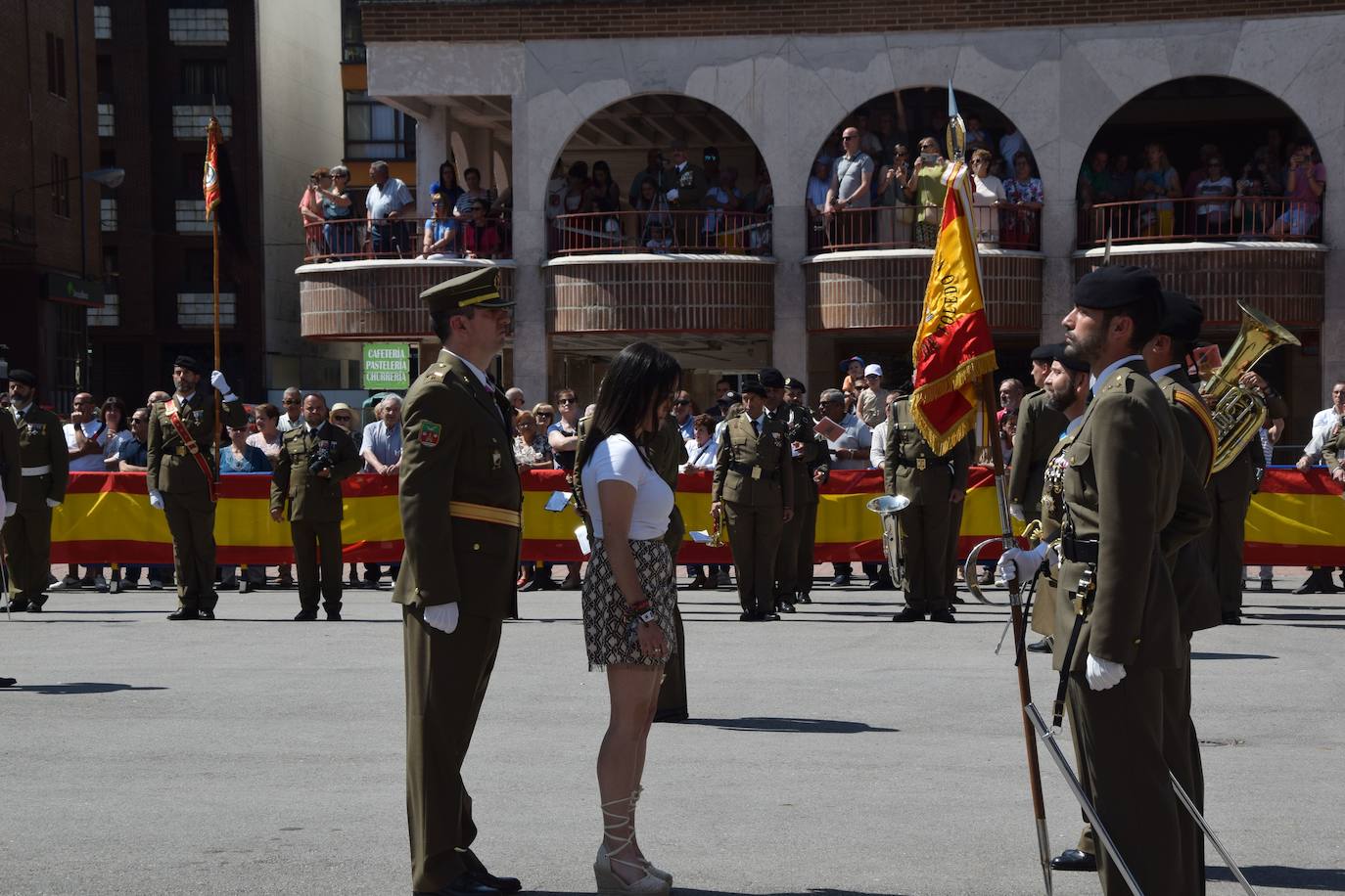 Jura de bandera en Guardo