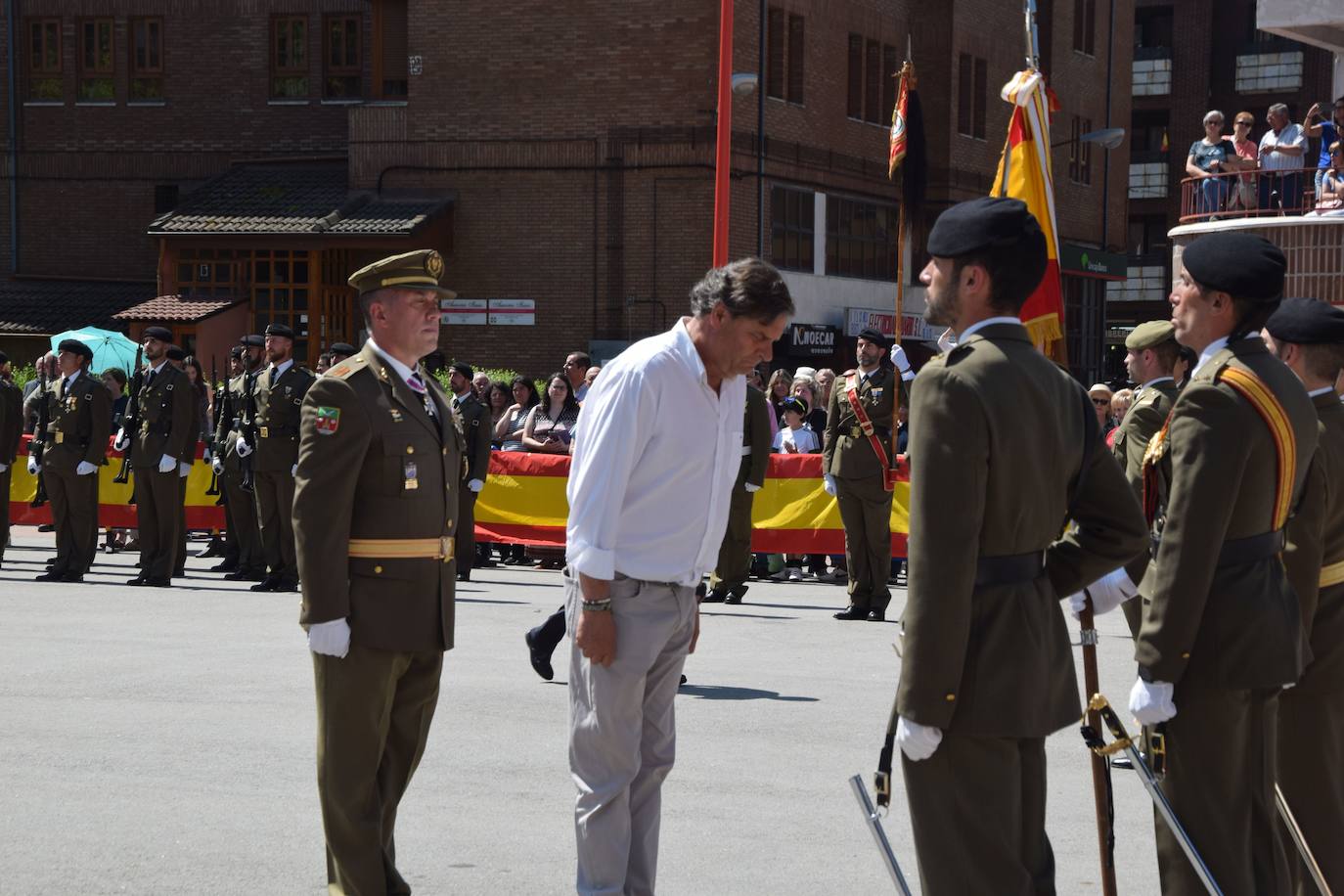 Jura de bandera en Guardo