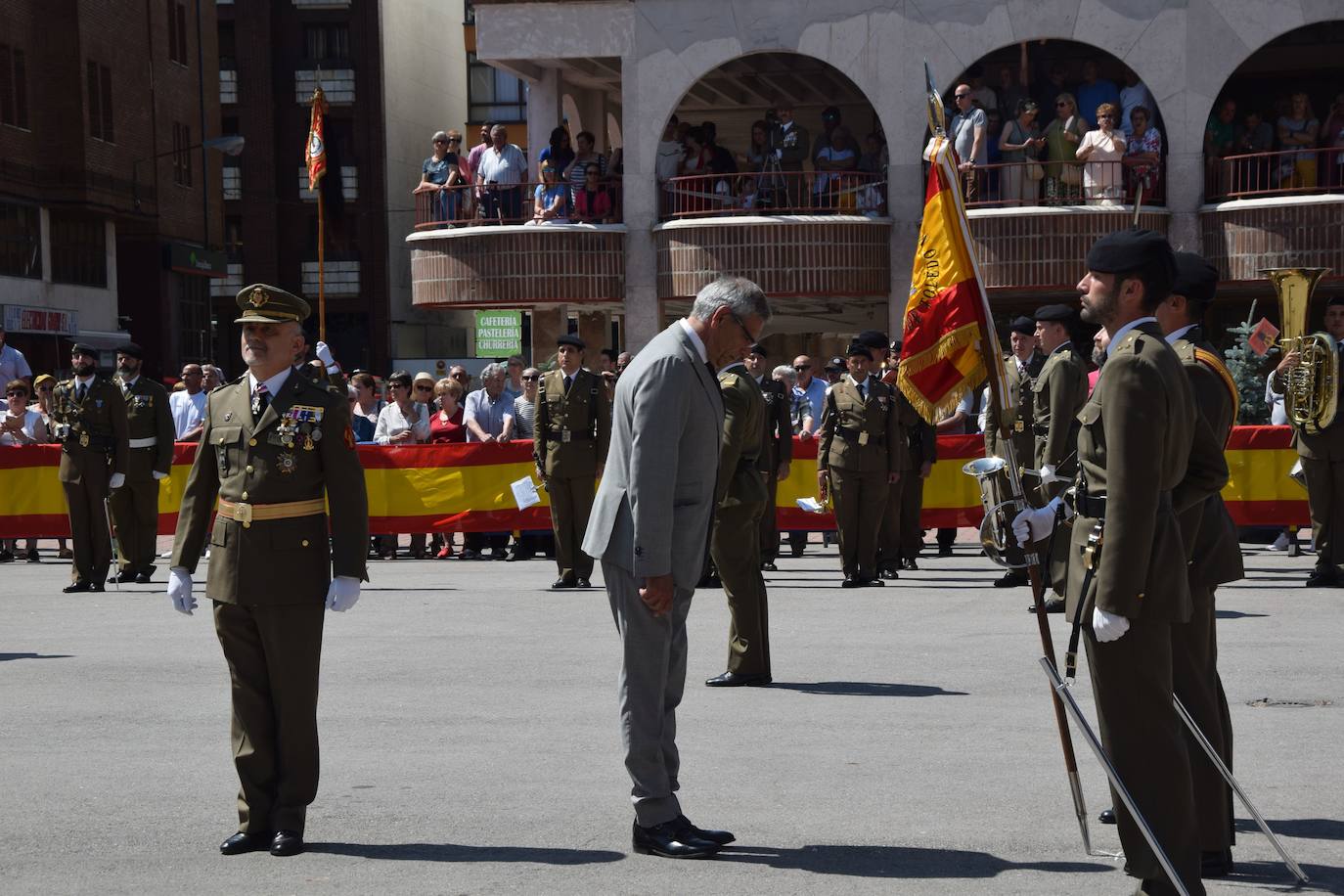 Jura de bandera en Guardo