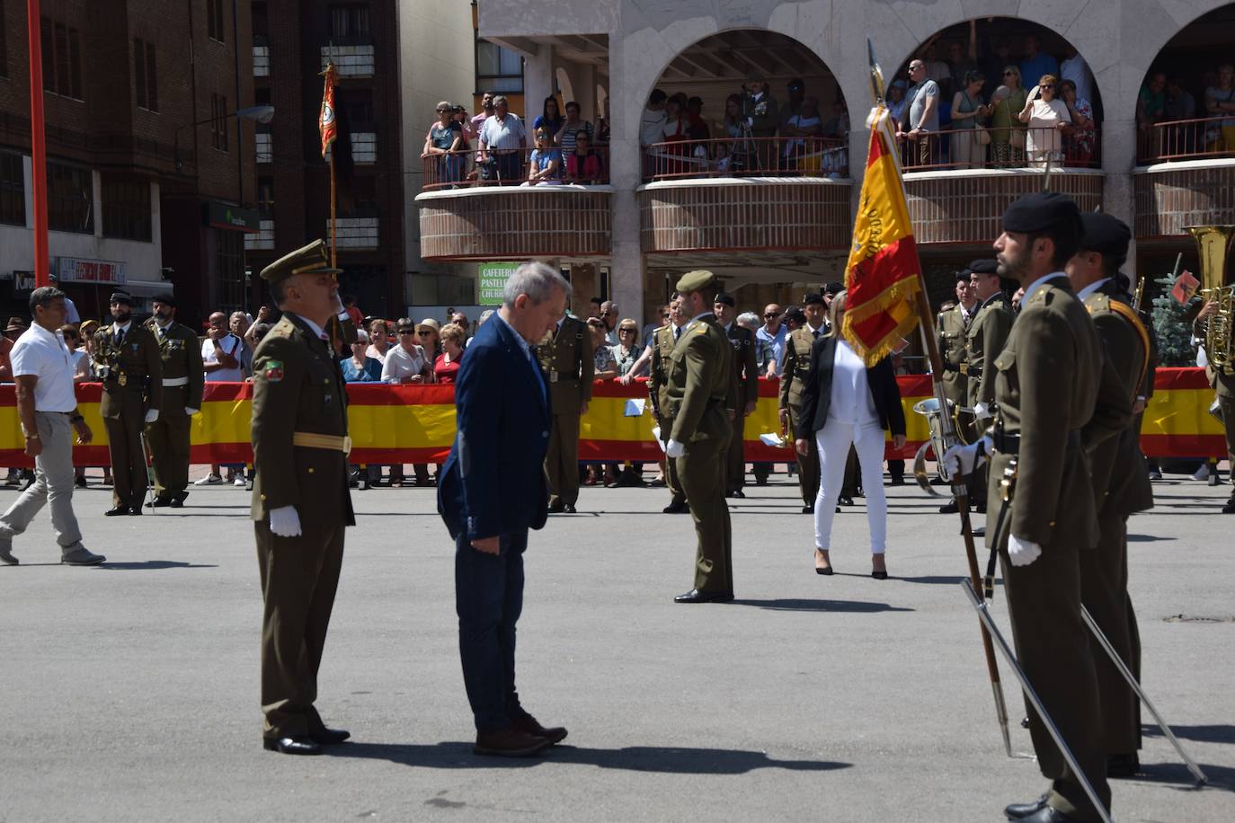 Jura de bandera en Guardo