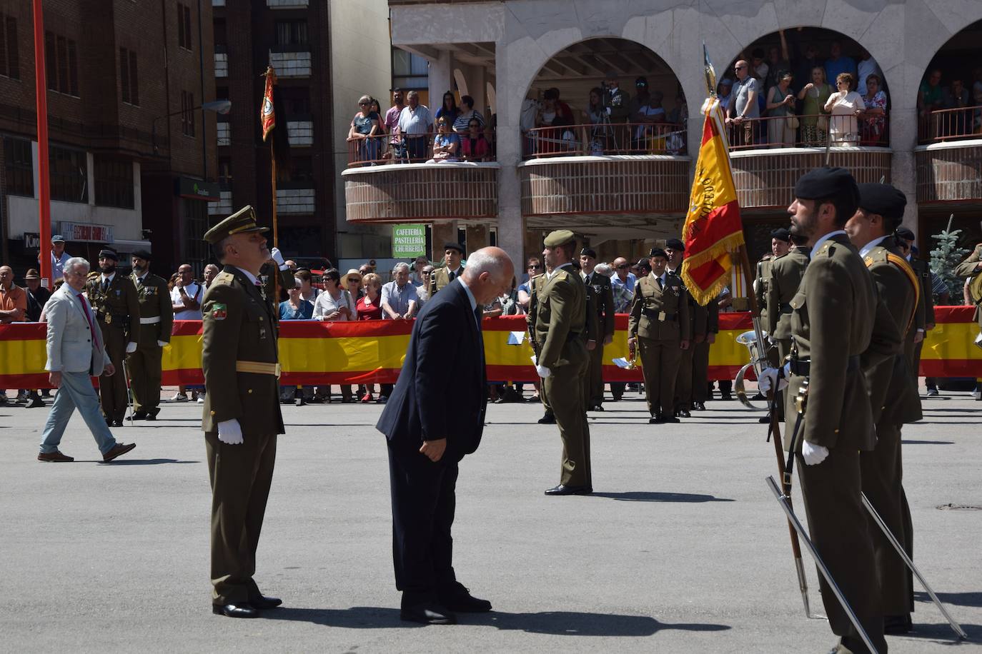 Jura de bandera en Guardo