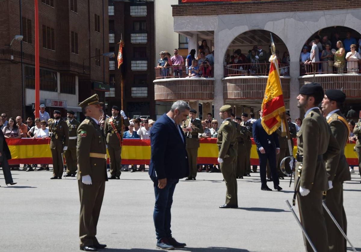 Jura de bandera en Guardo