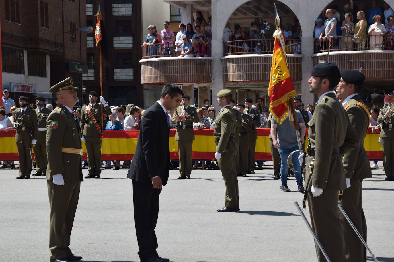 Jura de bandera en Guardo