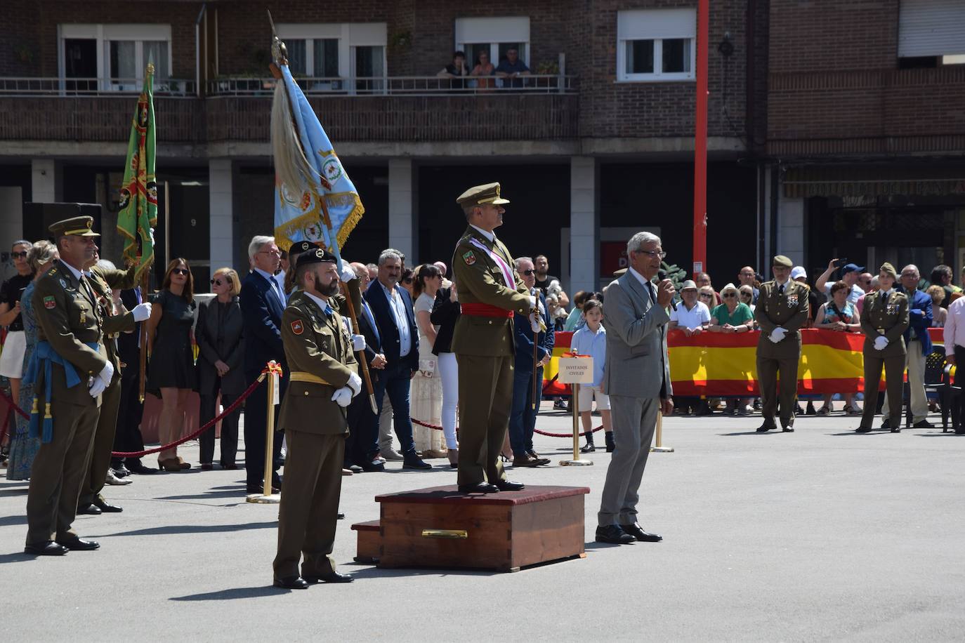 Jura de bandera en Guardo