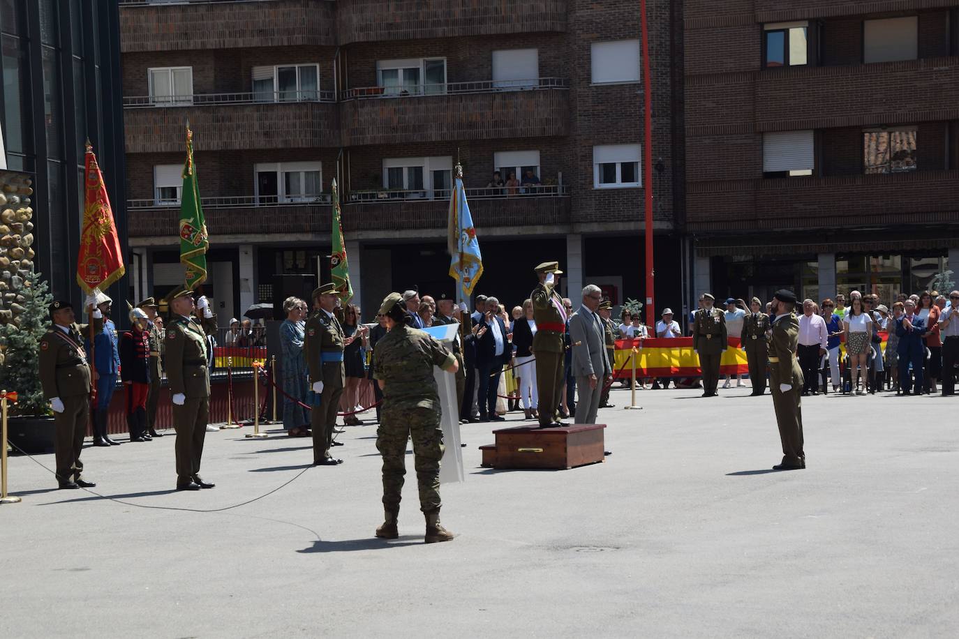 Jura de bandera en Guardo