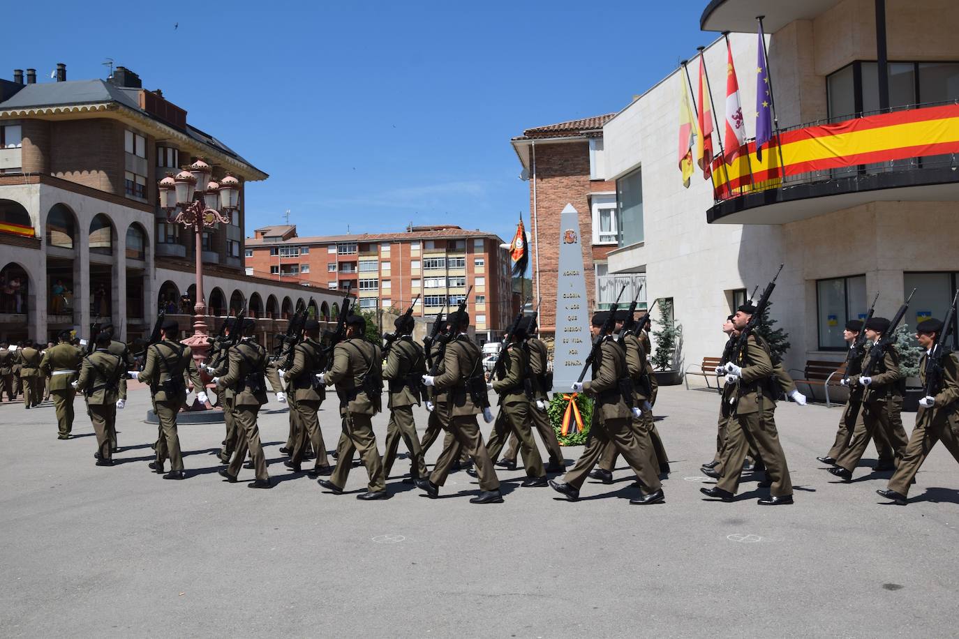 Jura de bandera en Guardo