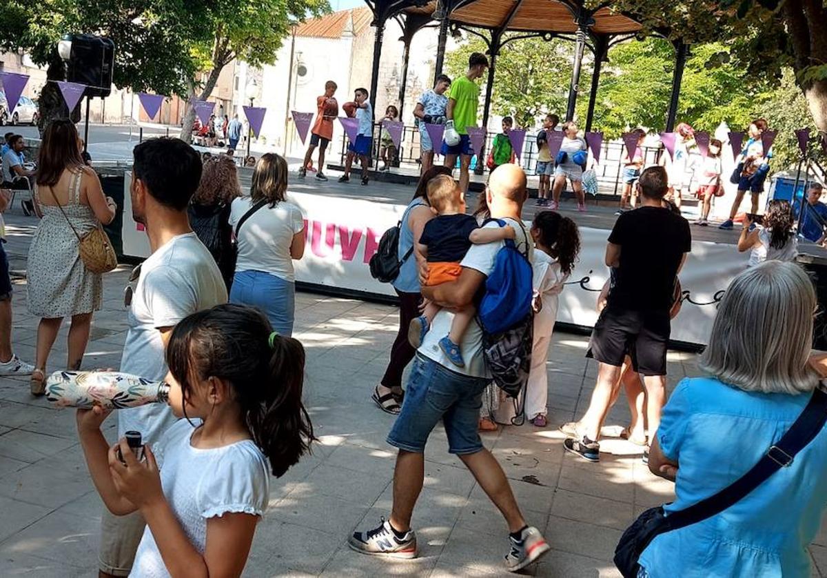 Una de las actividades de la Fiesta de la Juventud de Cuéllar.