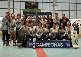 El equipo sub-20, campeón de España.