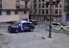 Coche patrulla de la Policía Nacional.