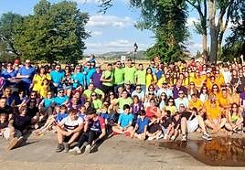 Peñistas en Baños de Cerrato.