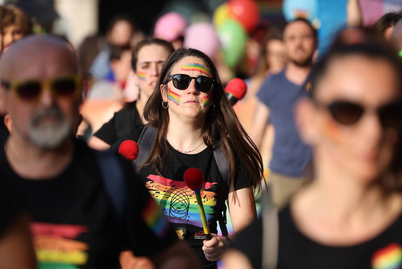 La manifestación de la comunidad LGTBIQ+, en imágenes