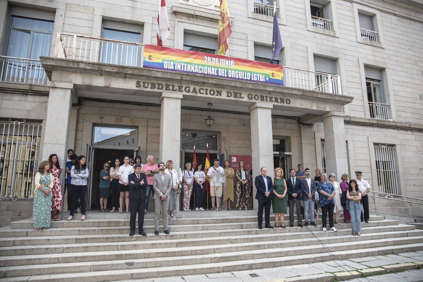 Acto del Día Internacional del Orgullo LGTBI en la Subdelegación del Gobierno.