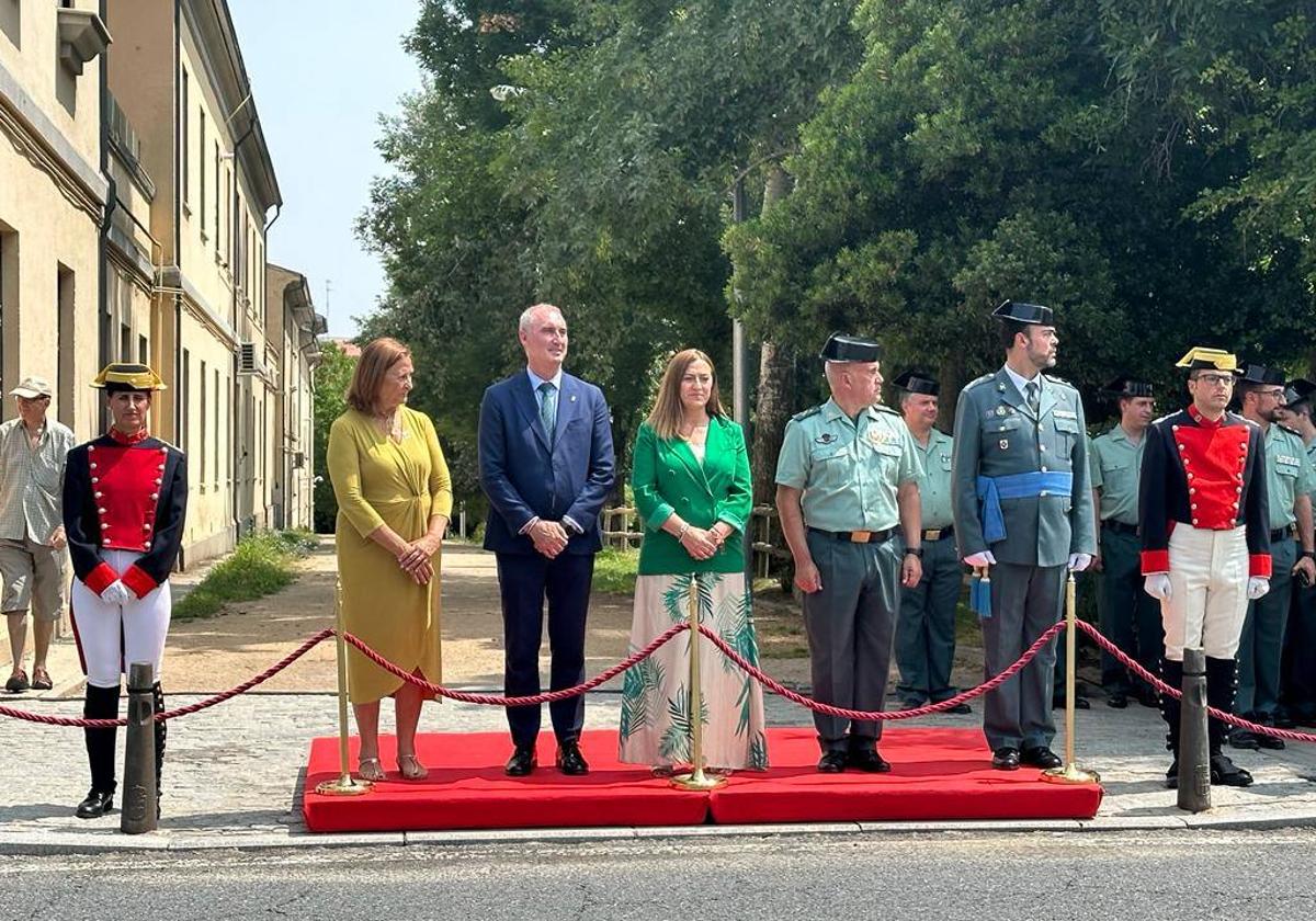 Toma de posesión del nuevo jefe de la Comandancia de la Guardia Civil en Segovia.