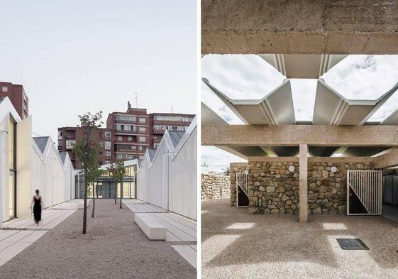 Escuela de Arte de Valladolid y piscinas de Castromonte, las dos candidatas al premio.