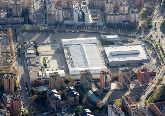 Feria de Valladolid, desde el aire.