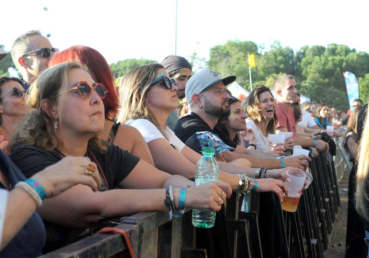 Algunos de los asistentes a los conciertos.