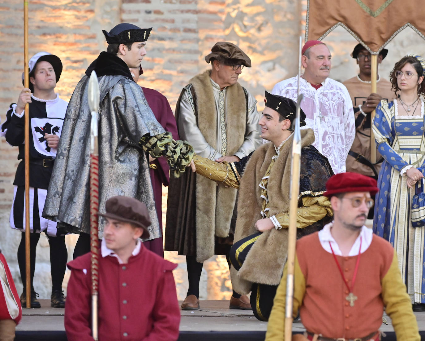 Mojados conmemora el encuentro de los hijos de Juana I de Castilla y Felipe I de Habsburgo