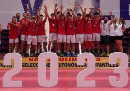 La selección de Madrid, campeona en categoría cadete mascuilno.