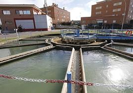 Estación potabilizadora de la capital palentina.
