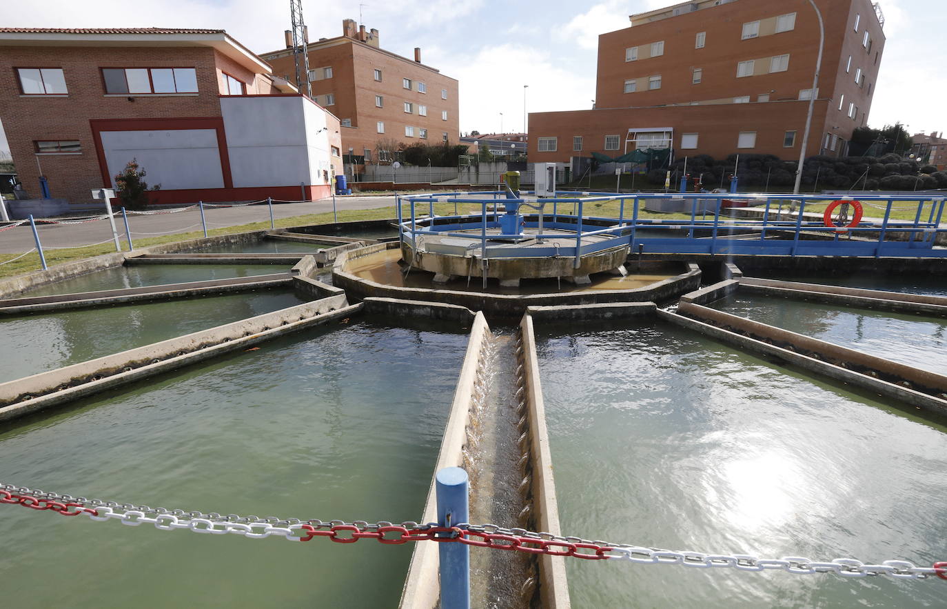 Estación potabilizadora de la capital palentina.