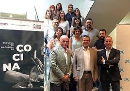 Reunión de La Escuela Internacional de Cocina, Caixabank Dualiza, Hosteleria de España y La Junta