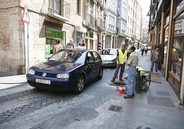 Calle Macías Picavea en Valladolid.