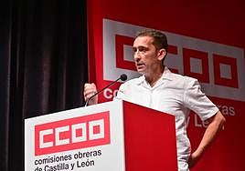 Vicente Andrés, secretario general de CCOO en Castilla y León.