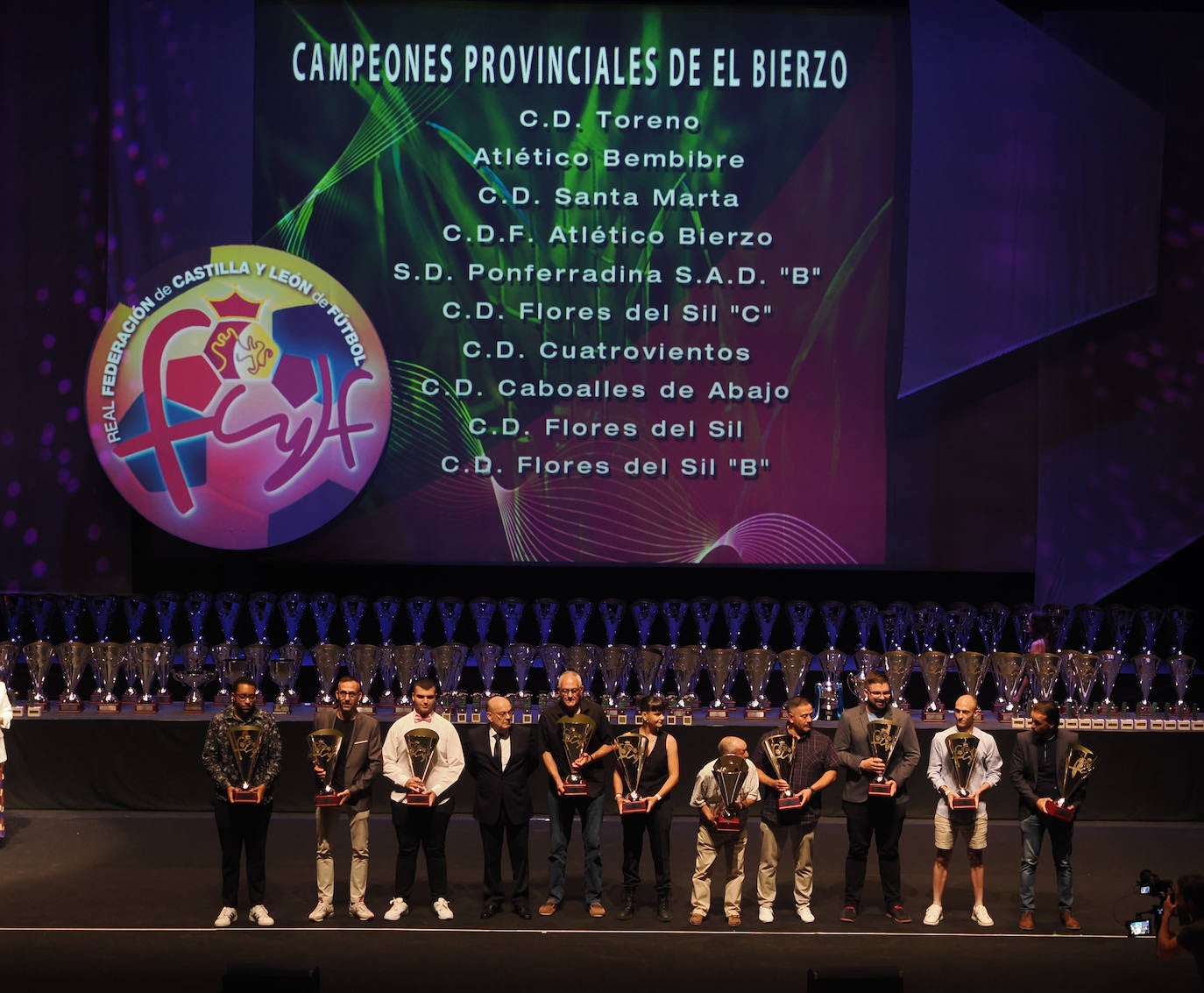 Los campeones regionales en el Centenario de la Federación de Castilla y León