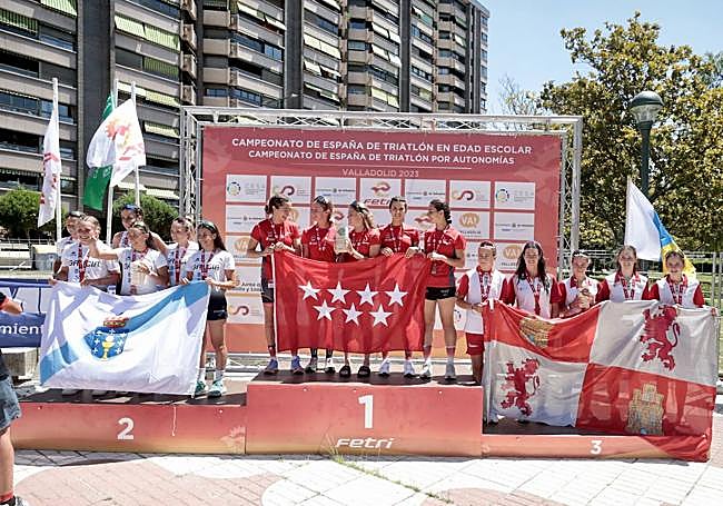 Castilla y León, bronce por autonomías.