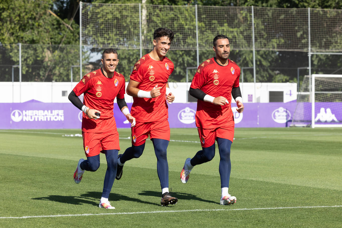 Primer entrenamiento de la pretemporada del Real Valladolid