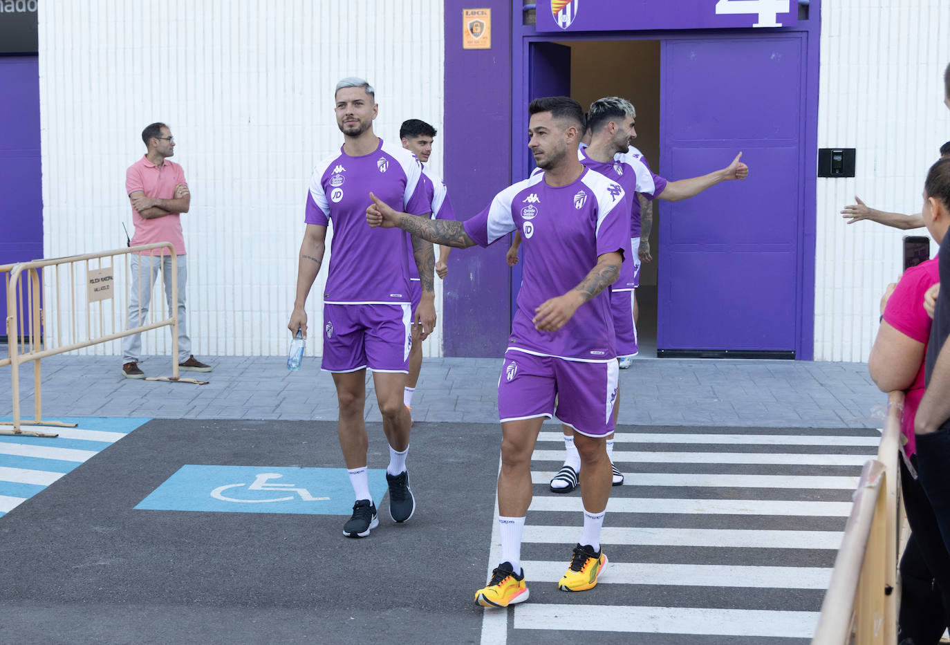 Primer entrenamiento de la pretemporada del Real Valladolid