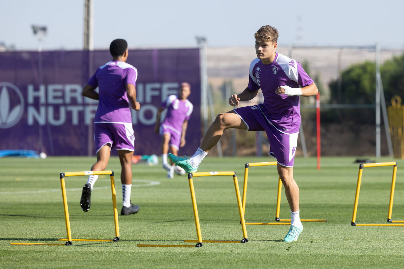 Primer entrenamiento de la pretemporada del Real Valladolid