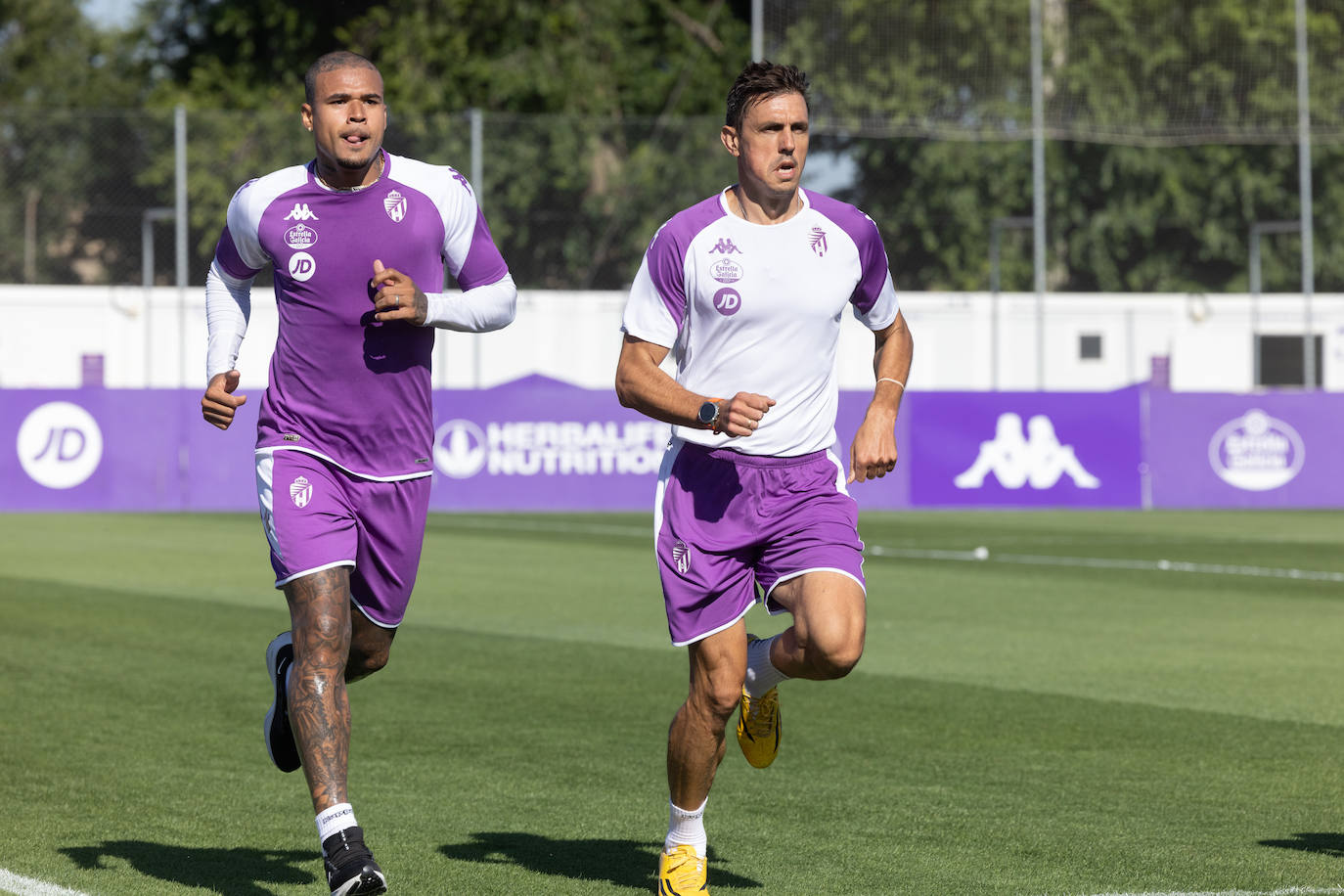 Primer entrenamiento de la pretemporada del Real Valladolid