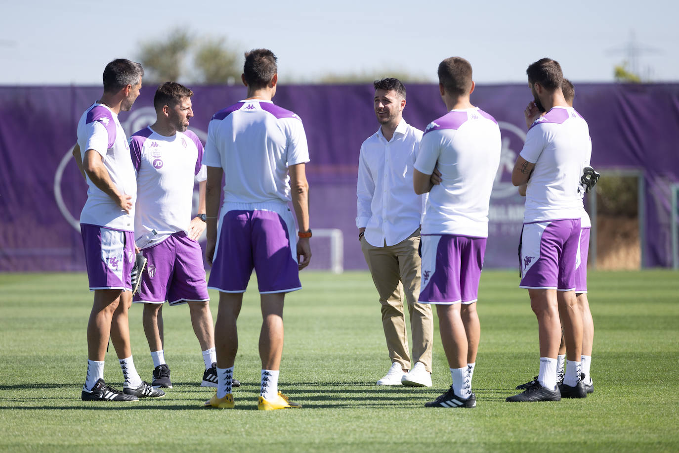 Primer entrenamiento de la pretemporada del Real Valladolid